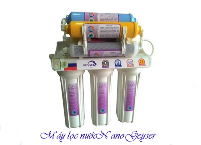 Máy lọc nước Nano Geyser Máy lọc nước Nano Geyser